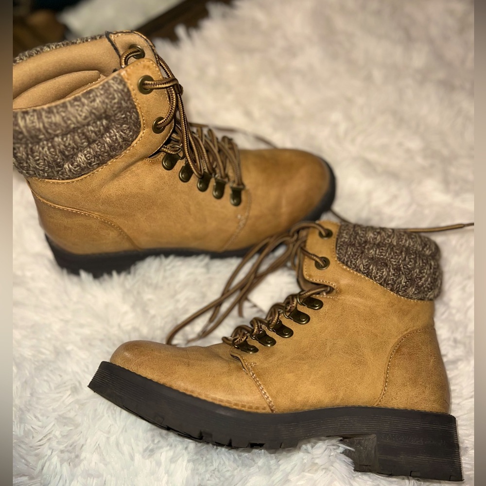Adorable lace up booties